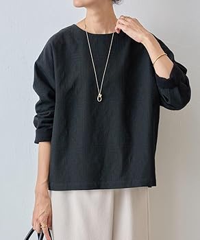 Amazon | [BEARDSLEY] [ビアズリー] 刺し子調プルオーバー